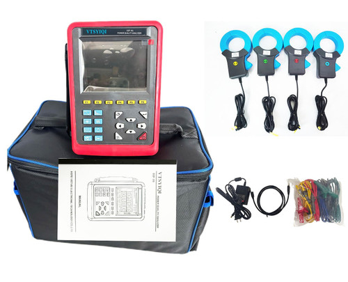 New Power Quality Analyser Three Phase Power Quality Meter with Current 1.0A1000A Power Quality Analyzer - Product Image