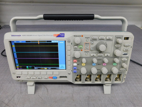 Used TEKTRONIX MSO2024B MIXED SIGNAL OSCILLOSCOPE 200MHZ,1GSS M6710 - Product Image