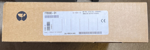 New National Instruments 778998-01 32 Channel Analog Output Board PXI-6723 Naw 778998-01, PXI-6723 - Product Image