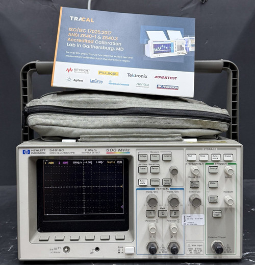 Used HP 54616C 500MHz Oscilloscope Great Condition - Product Image
