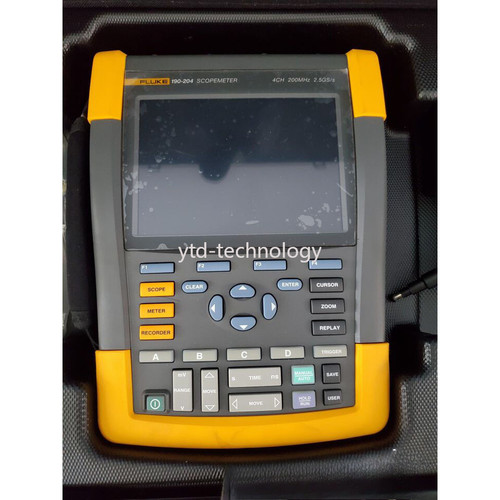 Used Fluke 190-204 Professional Portable Digital Oscilloscope 200 Mhz 2.5G 4 Channels - Product Image
