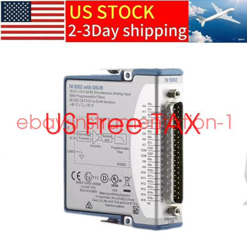 New NI 784399-01 NI-9202 DSUB 16-Channel C Series Voltage Input Module new in box ni - Product Image