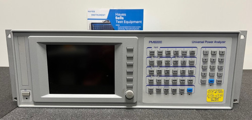 Used Voltech PM6000 Universal Power Analyzer wx5 Channels with 30A Chunts, CALd - Product Image