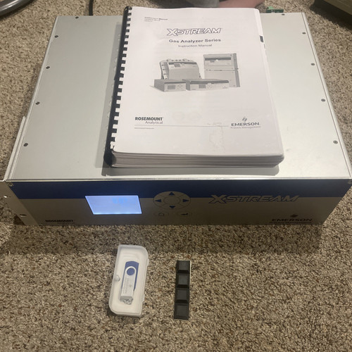 Used EMERSON X-stream ROSEMOUNT Analytical XEGP-IR Continuous Gas Analyzer - Product Image