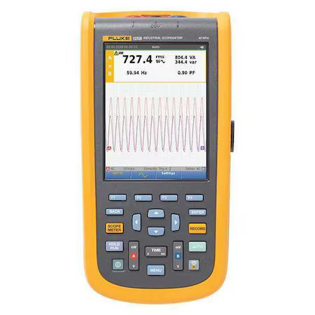 New Fluke Fluke-125BNa Compact Handheld Oscilloscope, 40 Mhz Mhz, 2 Channels, 5.7 FLUKE-125B/NA - Product Image