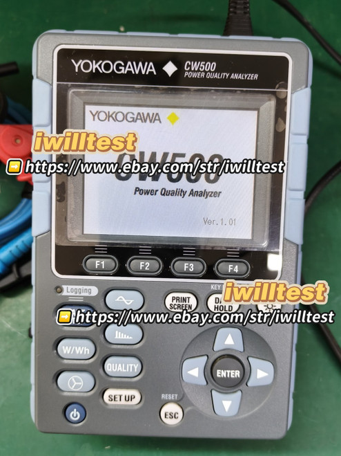 Used Yokogawa CW500 power quality analyzer with three 96064 current clamps IW - Product Image