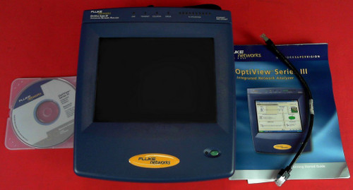 Used Fluke Optiview Series 3 Gigabit OPVS-3-GIG Network Analyzer OPVS3-GIG-ATE - Product Image