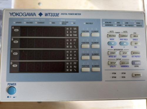 New Yokogawa WT333E  3-Channel Digital Power Meter NEW C3YJ23010E - Product Image