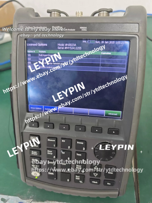 Used Keysight AGILENT N9923A FIELDFOX RF VECTOR NETWORK ANALYZER 6GHzytd-- - Product Image