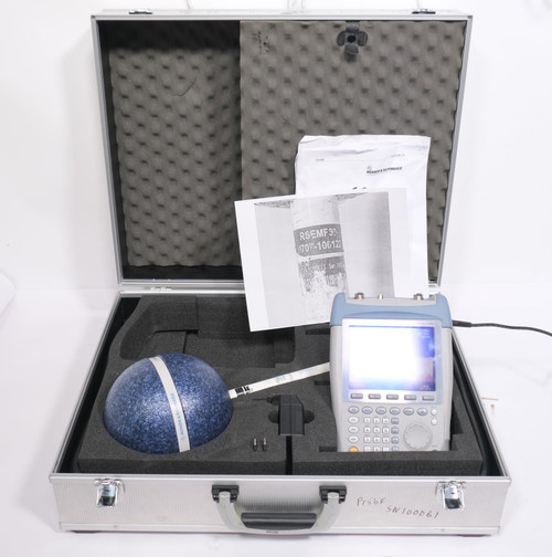 Used Rohde  Schwarz FSH6 6GHz Spectrum Analyzer with EMF30 Portable EMF Measurement - Product Image