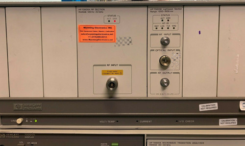 Used HP 70001A  70908A RF SECTION RANGE 100 Hz-22GHz. AND 70810A 70908A/70810A/70001A - Product Image