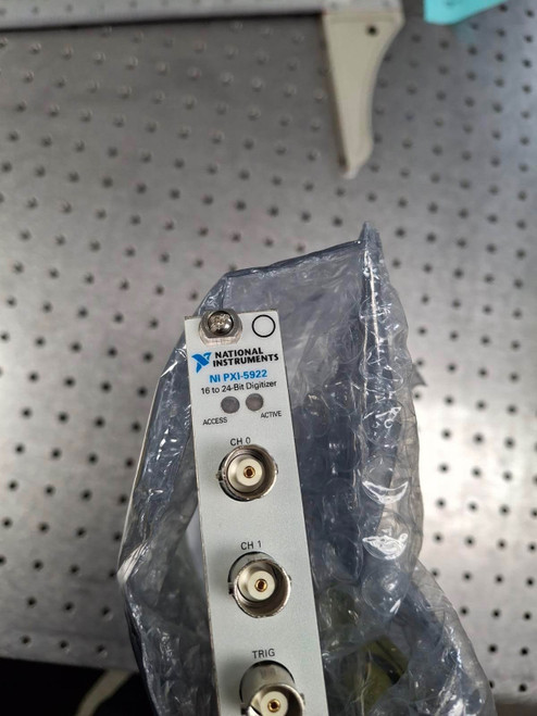Used National Instruments NI PXI-5922 24-Bit High Resolution Oscilloscope CAL AUG 25 PXI-5922, PXI5922 , PXI 5922 - Produc...
