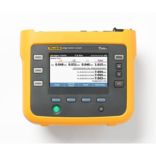 New Fluke 1732EUS Three-Phase Electrical Energy Logger, Flexible Probes 4706548 - Product Image