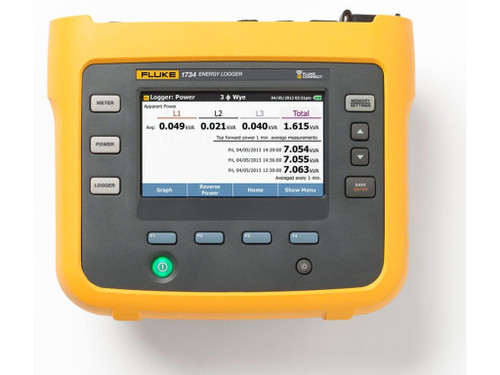 New Fluke 1734EUS Three-Phase Electrical Energy Logger with Fluke Connect EUUS 4706594 - Product Image