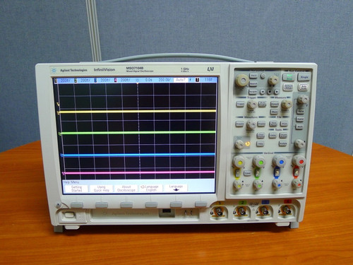 Used Agilent MSO7104B 1GHz, 4CH. Mixed Signal Oscilloscope - Product Image