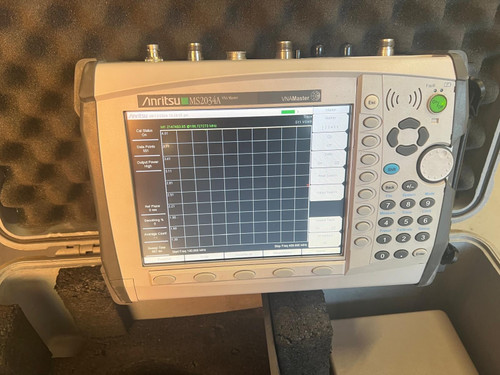 Used Anritsu MS2034A- 2MHz to 4 GHz Spectrum and Vector Analyzer Recently Calibrated - Product Image