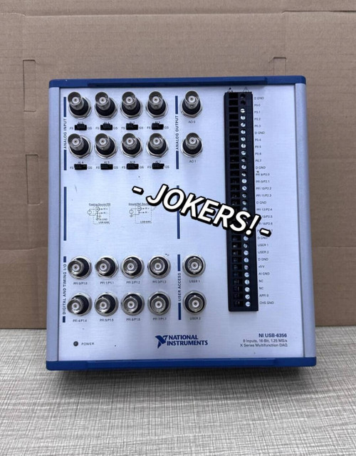 Used National Instruments USB-6356 BNC Interface 782261-01 X series data acquisition - Product Image