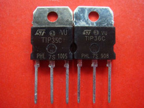 50pair TIP35C + TIP36C Power Transistor 25A 100V 125W