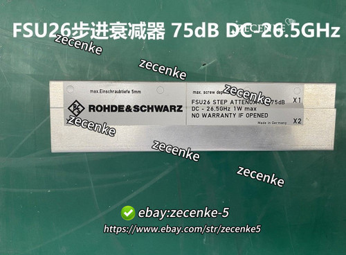 Used 1pc RS Rohde  Schwarz FSU26, Spectrum Analyze rAttenuator - Product Image