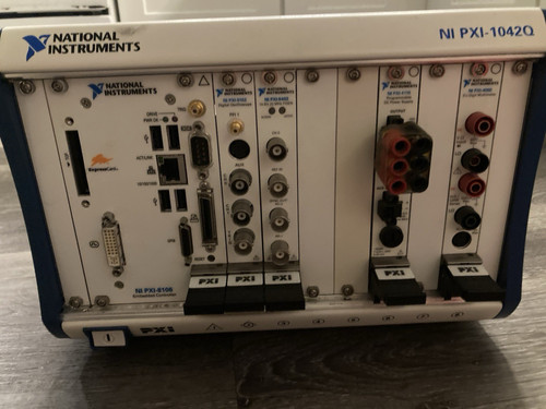 Used National Instruments NI PXI-1042Q Chassis8-Slot Osc, FGEN, PWR supply, 5.5 DMM - Product Image