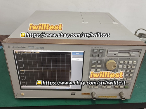 Used Agilent HP Keysight E5071B ENA RF Network Analyzer 300 kHz  8.5 GHz IW - Product Image