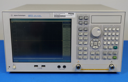 Used Agilent E5071C 9kHz to 6.5GHz ENA RF Network Analyzer w Opt. 260, 019, UNQ - Product Image