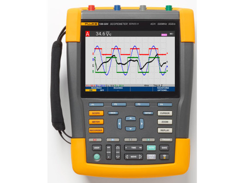 New Fluke 190-504-III - Color ScopeMeter, 500Mhz, 4 Channel - Product Image