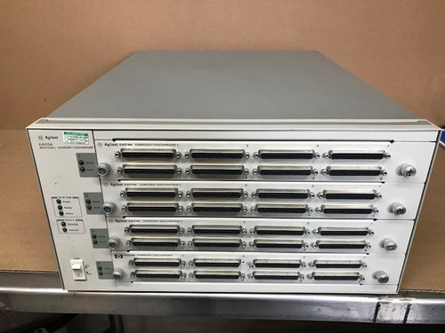 Used Agilent Keysight E4370a Multicell Discharger Charger With E4374a Modules 4 E4370A E4374A - Product Image