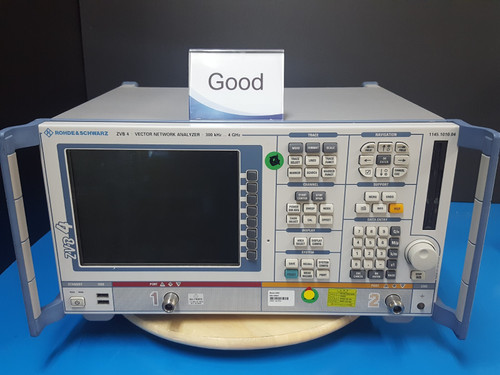 Used RS ZVB4 Vector Network Analyzer, 2 ports, 300kHz-4GHz 100507 - Product Image