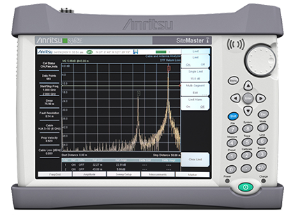 Used Anritsu S362E Site Master Handheld Cable  Antenna Analyzer 2 MHz to 6 GHz - Product Image