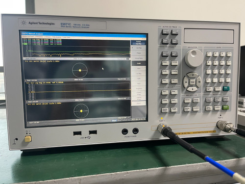 Used Agilent E5071C ENA RF Network Analyzer 100kHz8.5GHz wopt. 019, 285, UNQ3973 - Product Image