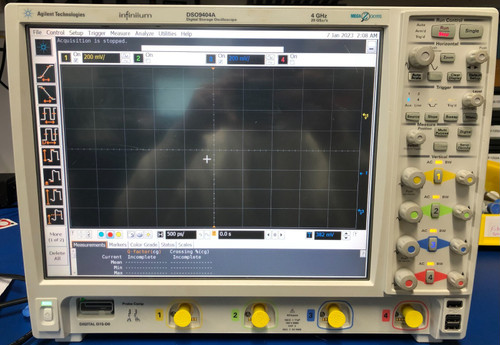 Refurbished Agilent DSO9404A Oscilloscope 4 GHz, 4 Analog Channels WOpt. 003, 009 and 800  - Product Image