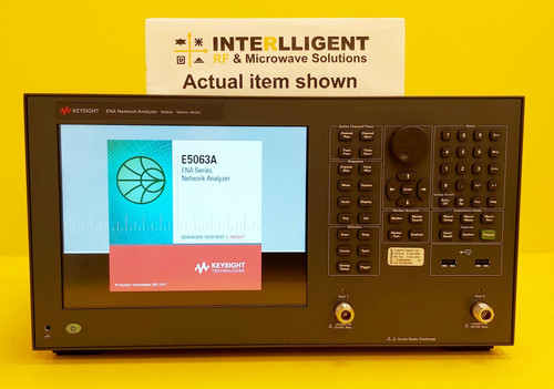 Used E5063A-2H5, 18GHz ENA Network analyzer, Keysight CALWTY, WIN10, Loaded, MINT - Product Image