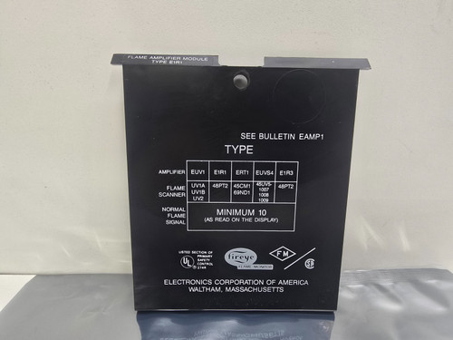 Used GUARANTEED FIREYE FLAME AMPLIFIER MODULE E1R1 - Product Image