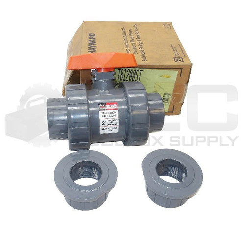 New NEW HAYWARD TB1200ST TRUE UNION BALL VALVE 2 PVC - Product Image