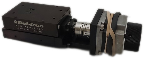 Used Del-Tron Motorized Precision Linear Stage - Product Image