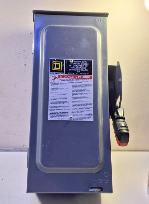 New 1 NEW SQUARE D H361RB 30A 600V ENCL. SAFETY SWITCH DISCONNECT NNB MAKE OFFER - Product Image