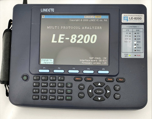 Used LINEEYE LE-8200 Multi Protocol Alyzer FREE SHIPPING - Product Image