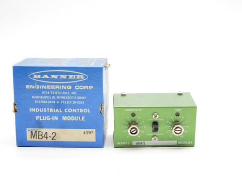 New BANNER ENGINEERING MB4-2 NSMP mros10077927-MB4-2 - Product Image