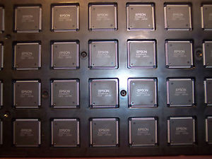 QTY (40) E05B60CA EPSON TQFP-144 PRINTER CHIP NOS