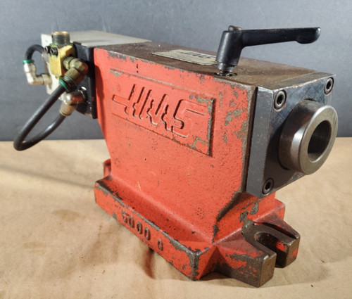Used Haas Pneumatic Tailstock mod. 171-95 Center Height 4 Base 8 x 4 - Product Image