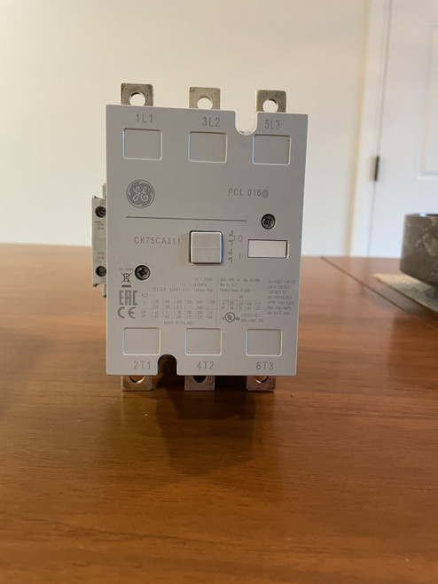 New CK75CA311J, Ge, 100Hp460 Contactor 120Vac Coil - Product Image