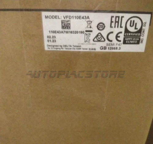 New New Delta VFD110C43A Inverter Drive - Product Image