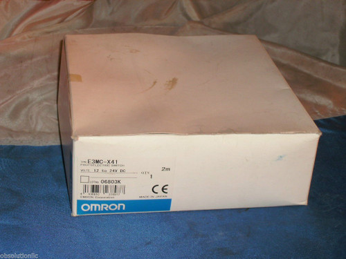 New OMRON E3MC-X41 PHOTOELECTRIC FIBEROPTIC RGB TYPE SWITCH E3MCX41 - Product Image