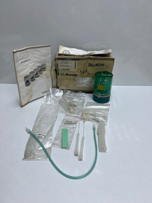 New Metrohm 807 Dosing Unit Glass 20mL 6.3032.220 - Product Image