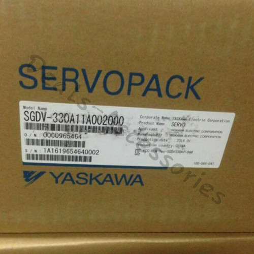 New New in box SGDV-330A11002000 Servo Driver Yaskawaï¼ˆ1PCSï¼‰  - Product Image