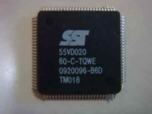 SST55VD020-60-C-TQWE 14 X 14 MM, ROHS COMPLIANT, MS-026, TQFP-100 (20 PER)
