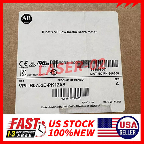 New New Factory Sealed VPL-B0752E-PK12AS Allen-Bradley Free Shipping  - Product Image