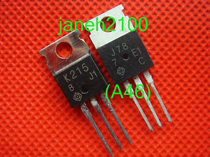 50 pair J78 K215 Transistor HITACHI TO-220 2SJ78 2SK215 (A46) AR1