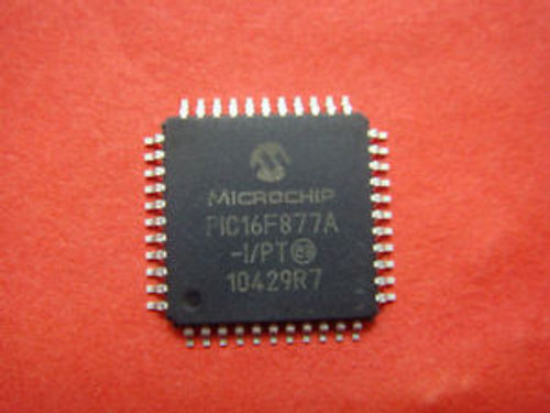 50pc Microchip PIC16F877A-I/PT USB Microcontrolle (A71) AR